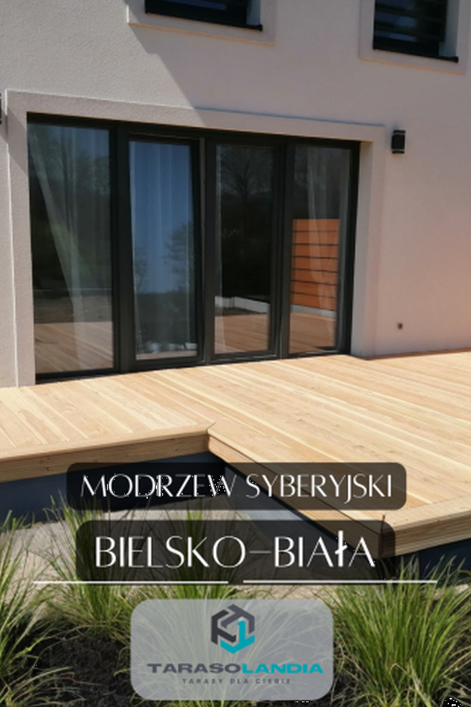 Bielsko-Biała budowa tarasu z Modrzewia Syberyjskiego