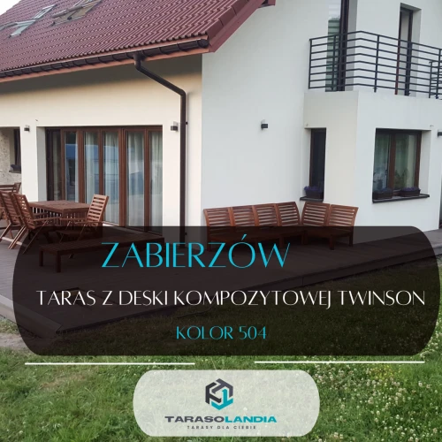 Zabierzów, budowa tarasów kompozytowych Twinson